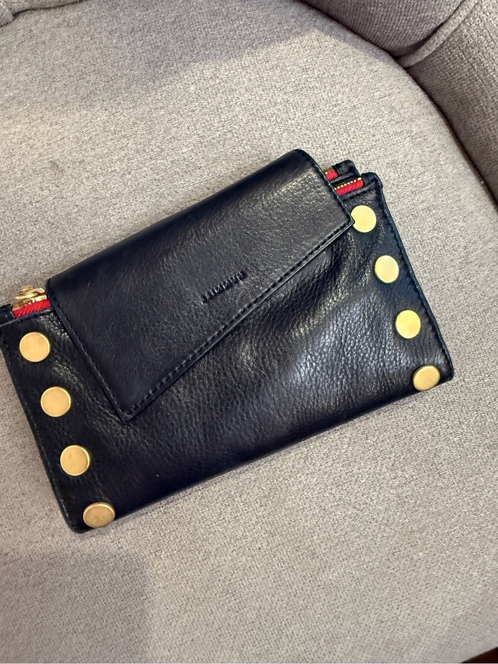 Hammitt Levy Black Leather Wallet Clutch